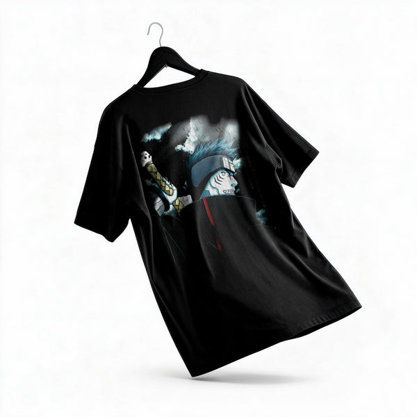 Polera Kisame - Naruto Shippuden - Oversize - espalda - vista adicional
