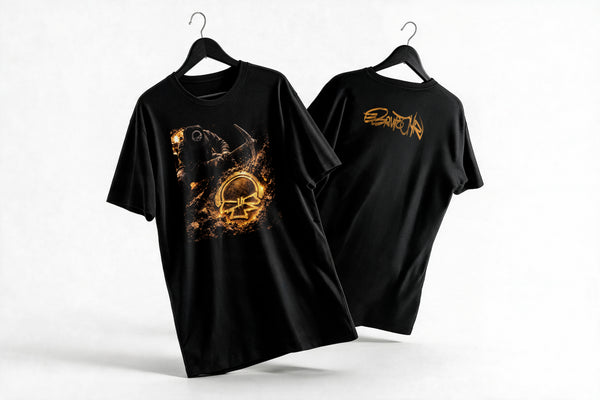 Polera El Bruto CHR - colgada frente y espalda