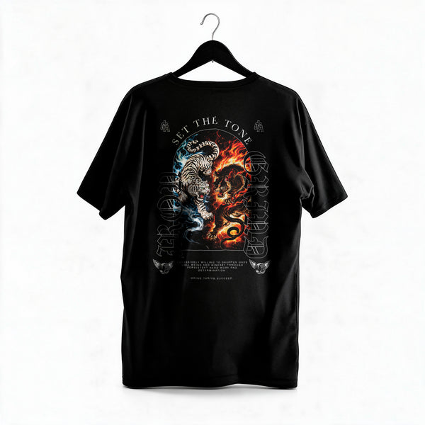 Polera Fire Ice Tigers - Irongrind - Regular - colgada espalda