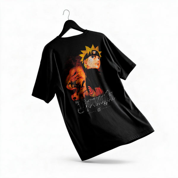 Polera Naruto Modo Kurama - Naruto Shippuden - Oversize - espalda - vista adicional