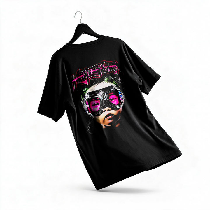 Polera Goggle - Hellstar - Oversize - espalda