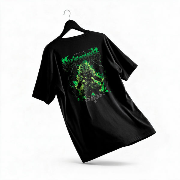 Polera Broly - Dragon Ball Z - Oversize - espalda - vista adicional