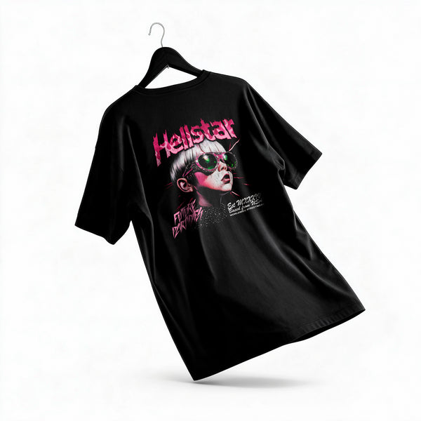 Polera Pink Shades - Hellstar - Oversize - espalda - vista adicional