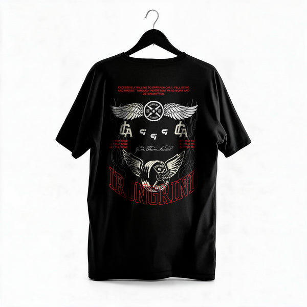 Polera Winged Crest - Irongrind - Regular - colgada espalda