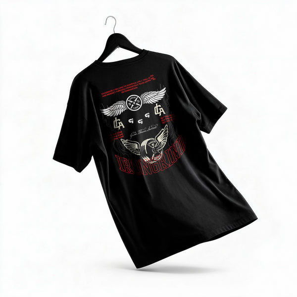 Polera Winged Crest - Irongrind - Oversize - espalda - vista adicional