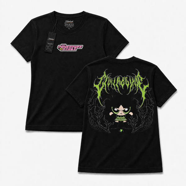 Polera ANIME - Toxic Fury - vista frontal y espalda