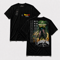 Polera SizeLux DBZ regular 04, vista frontal y espalda
