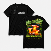 Polera Hell GYM - UFO Abduction, vista frontal y espalda