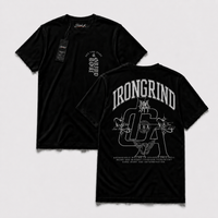 Polera Iron GYM - Zero Two Athletic, vista frontal y espalda