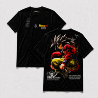 Polera SizeLux DBZ regular 10, vista frontal y espalda