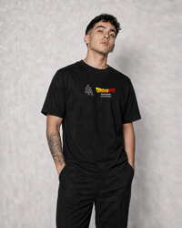 Polera SizeLux DBZ regular 11, modelo frontal