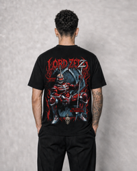 Polera IRON PR - Crimson Overlord, modelo espalda