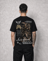 Polera IRON PR - Steel Vanguard, modelo espalda