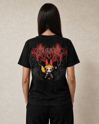 Polera ANIME - Crimson Riot - modelo espalda