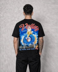 Polera Hell GYM - Donut Alley Rider, modelo espalda