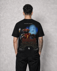 Polera IRON PR - Midnight Circuit, modelo espalda