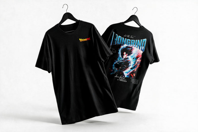 Polera Vegeta Ultra Ego - Dragon Ball Super - Regular - colgada cruzada