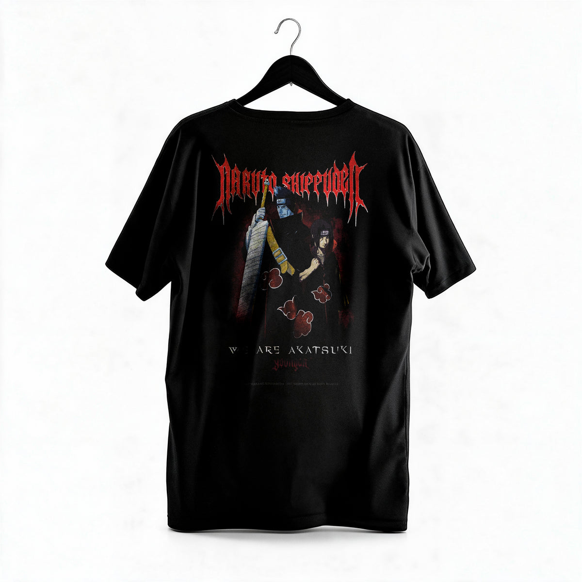 Polera Kisame e Itachi - Naruto Shippuden - Regular - colgada espalda