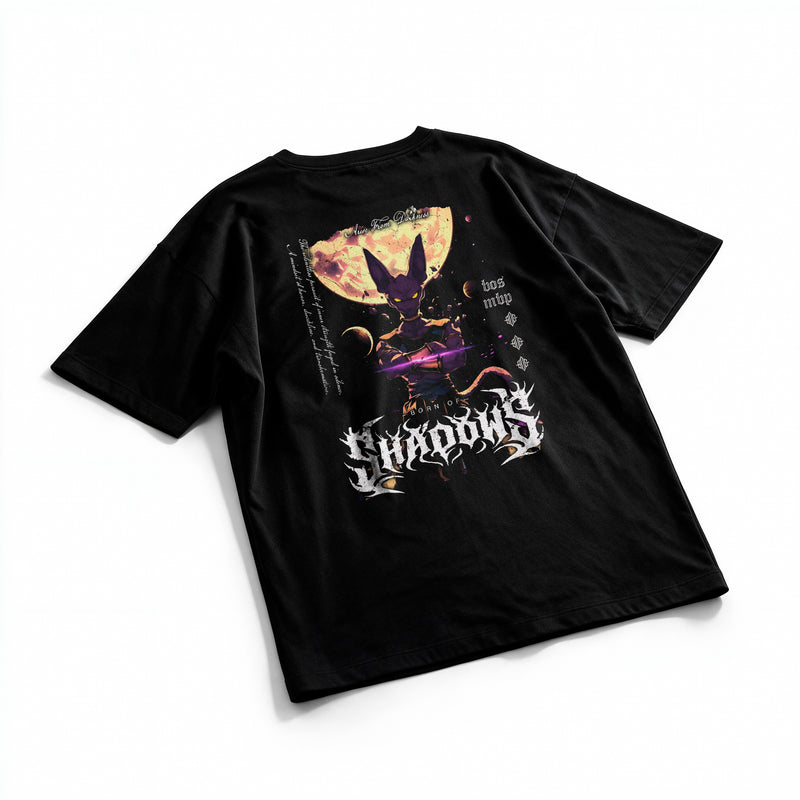 Polera Bills - Dragon Ball Z - Oversize - flatlay espalda