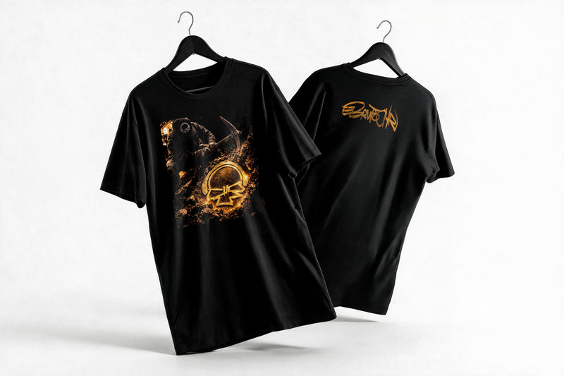 Polera El Bruto CHR - colgada frente y espalda