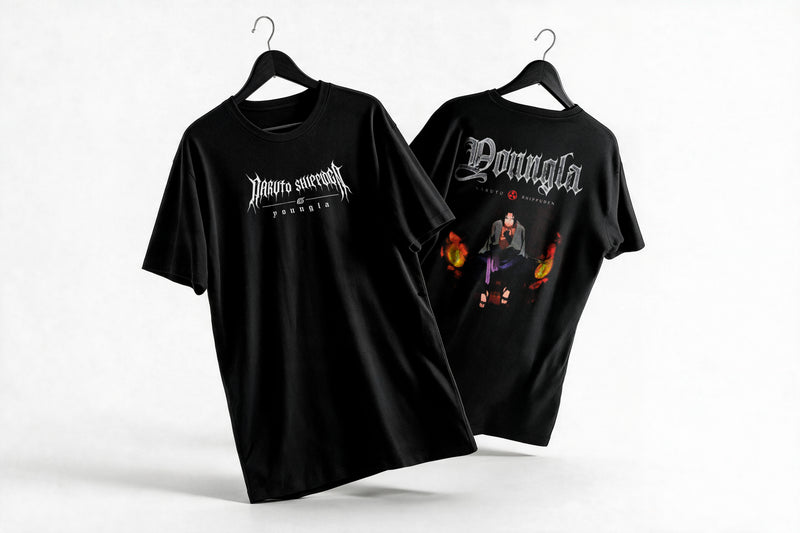 Polera Sasuke - Naruto Shippuden - Regular - colgada cruzada