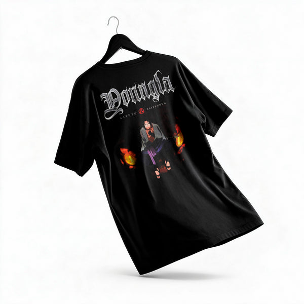 Polera Sasuke - Naruto Shippuden - Oversize - espalda - vista adicional