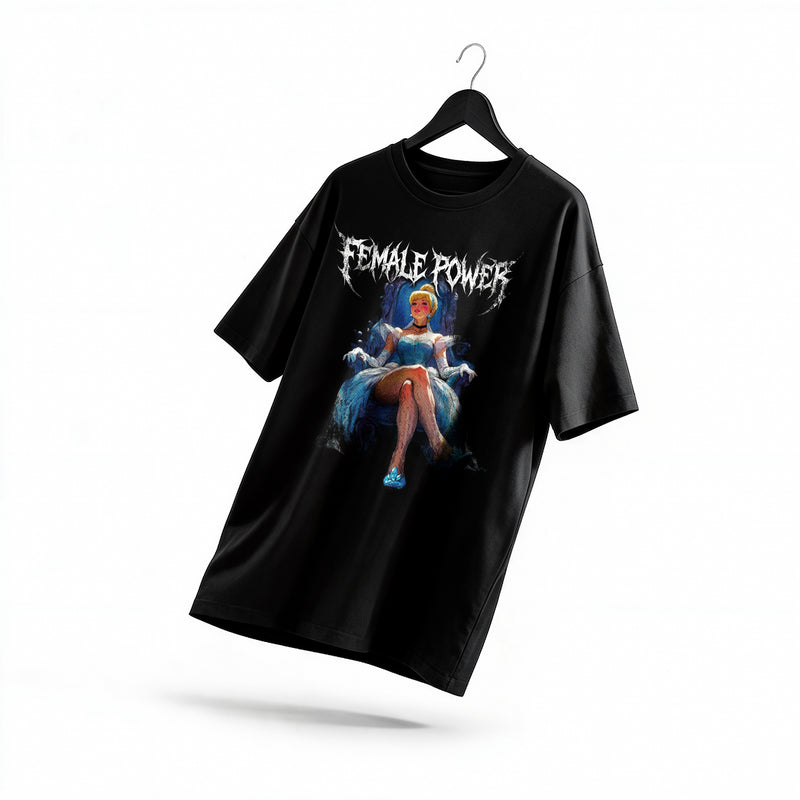 Polera Girls - Female Power - Oversize - frente