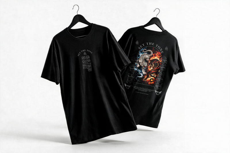 Polera Fire Ice Tigers - Irongrind - Regular - colgada cruzada
