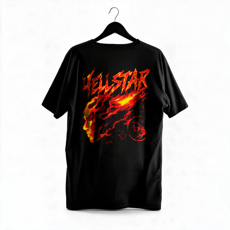 Polera Fire Star - Hellstar - Regular - colgada espalda