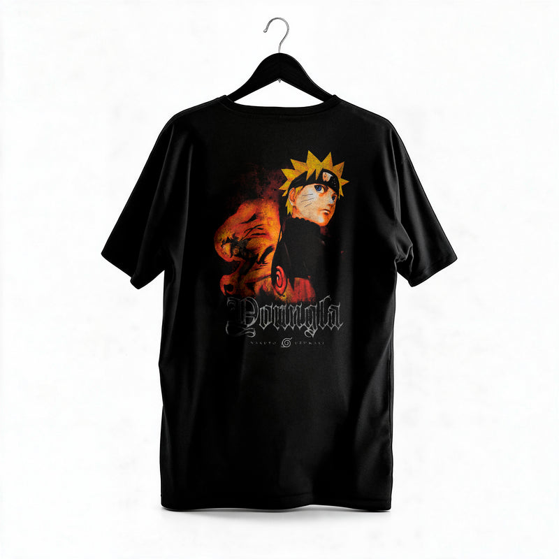 Polera Naruto Modo Kurama - Naruto Shippuden - Regular - colgada espalda