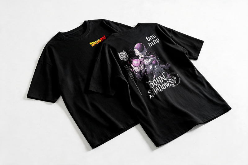 Polera Freezer - Dragon Ball Z - Oversize - flatlay par