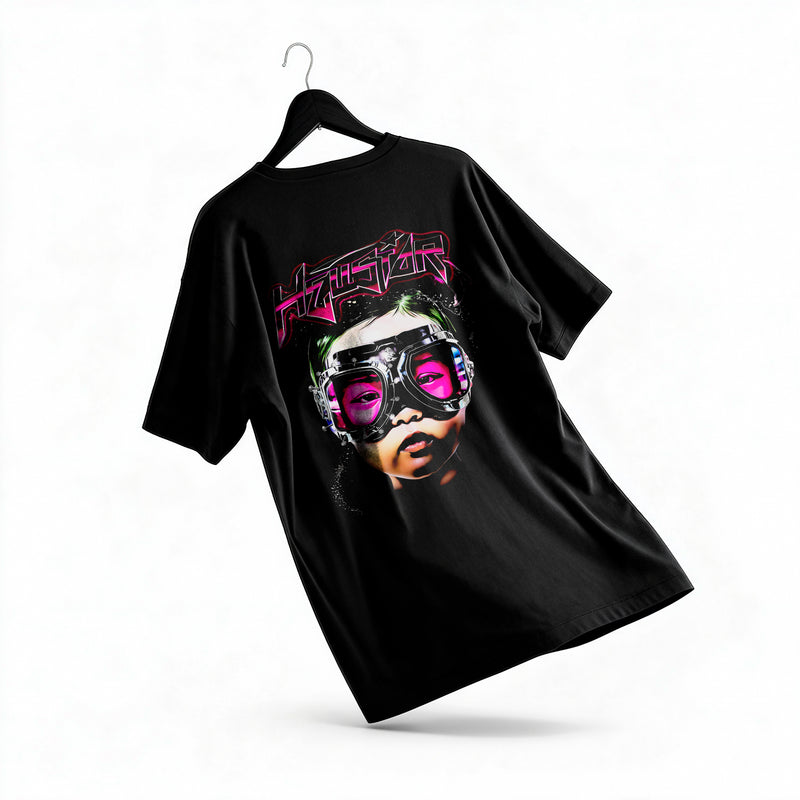 Polera Goggle - Hellstar - Oversize - espalda