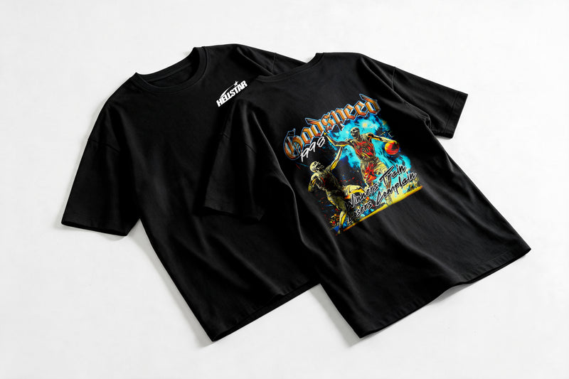 Polera Golden Baller - Hellstar - Oversize - flatlay par