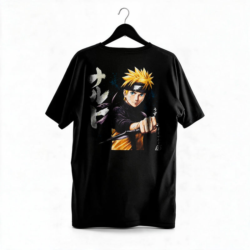 Polera Naruto - Naruto Shippuden - Regular - colgada espalda