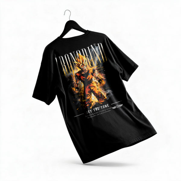 Polera Goku - Dragon Ball Z - Oversize - espalda - vista adicional