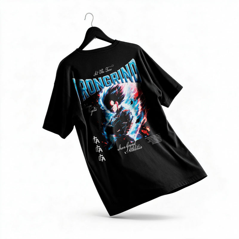 Polera Vegeta Ultra Ego - Dragon Ball Super - Oversize - espalda