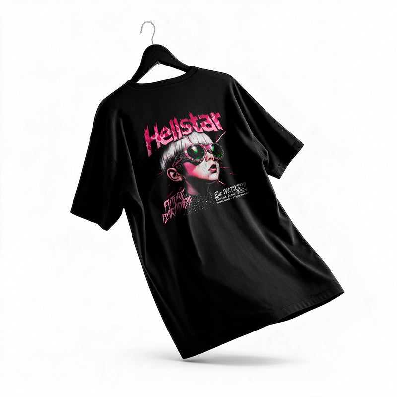 Polera Pink Shades - Hellstar - Oversize - espalda
