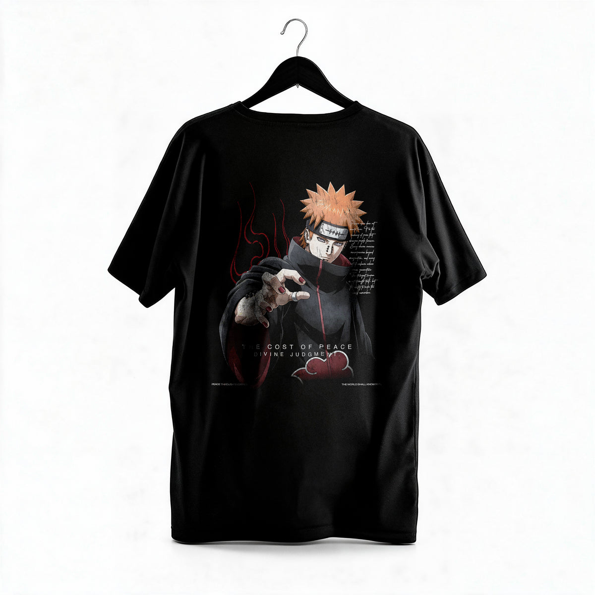 Polera Pain - Naruto Shippuden - Regular - colgada espalda