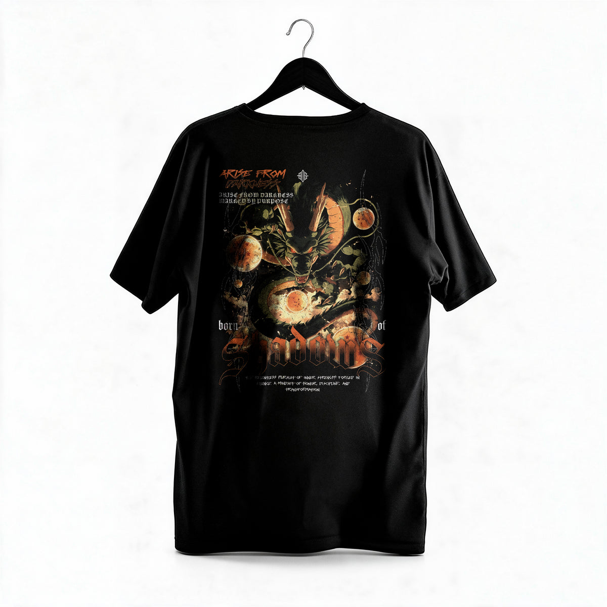 Polera Shenlong - Dragon Ball Z - Regular - colgada espalda