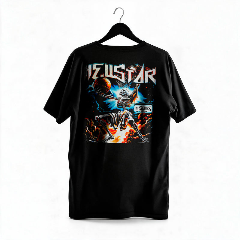 Polera Skeleton Baller - Hellstar - Regular - colgada espalda