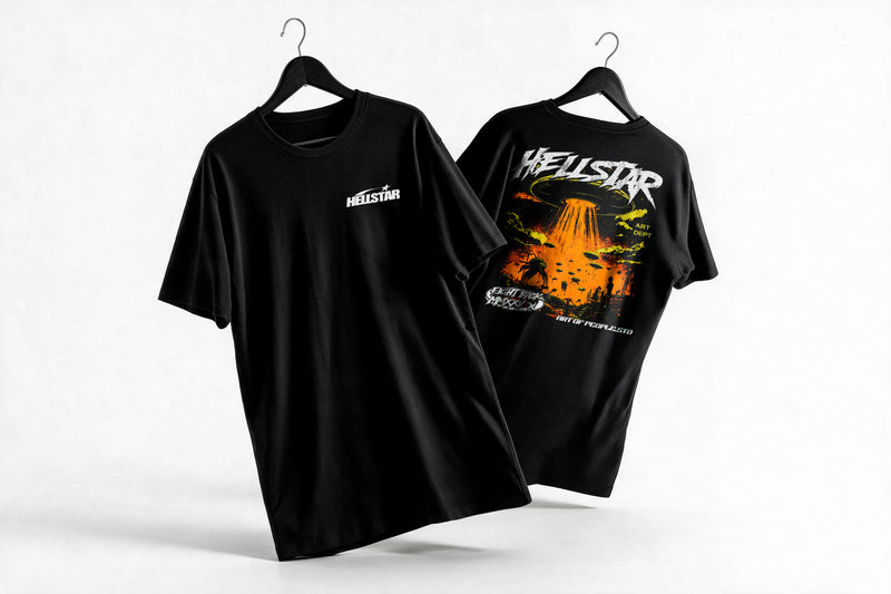 Polera Abduction - Hellstar - Regular - colgada cruzada