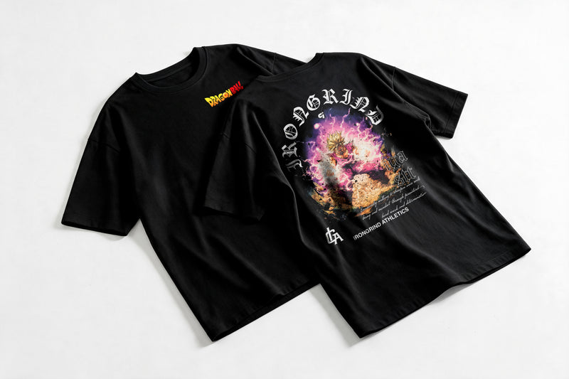 Polera Gohan - Dragon Ball Z - Oversize - flatlay par